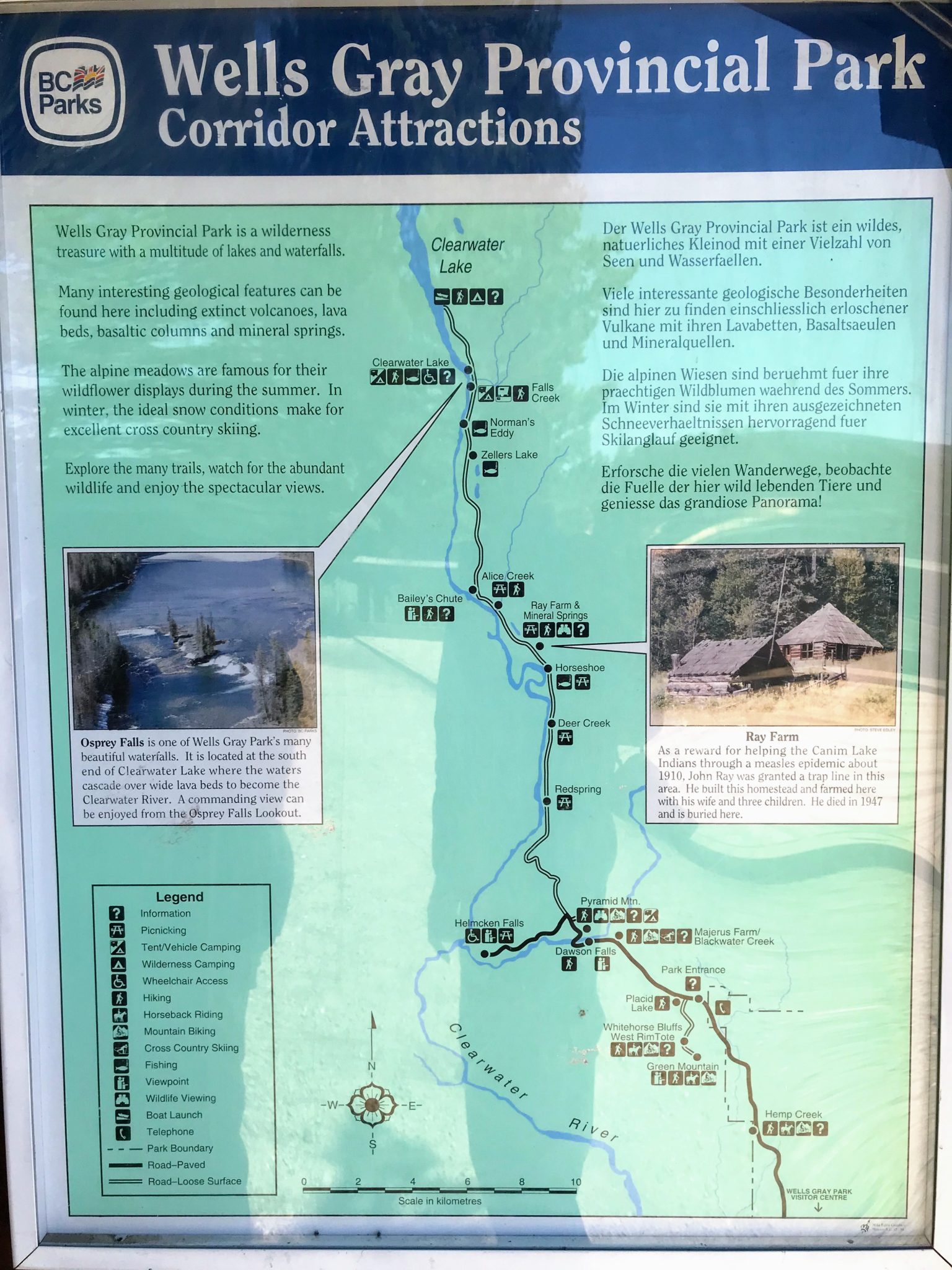 Wells Gray Provincial Park Map